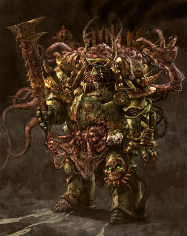 Plague Marine in Decayed Glory by Helge C. Balzer