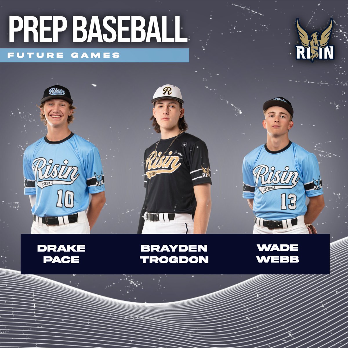 Risin Baseball (@risinbaseball) on Twitter photo ๐๐ซ๐๐ฉ ๐๐๐ฌ๐๐๐๐ฅ๐ฅ ๐
๐ฎ๐ญ๐ฎ๐ซ๐ ๐๐๐ฆ๐๐ฌ
Congratulations and good luck to our guys as Drake Pace & Wade Webb compete for Team Oklahoma for the Future Games and Brayden Trogdon as he competed in the Senior Future Games!
#RaiseYourGame ๐๐ซ๐๐ฉ ๐๐๐ฌ๐๐๐๐ฅ๐ฅ ๐
๐ฎ๐ญ๐ฎ๐ซ๐ ๐๐๐ฆ๐๐ฌ
Congratulations and good luck to our guys as Drake Pace & Wade Webb compete for Team Oklahoma for the Future Games and Brayden Trogdon as he competed in the Senior Future Games!
#RaiseYourGame