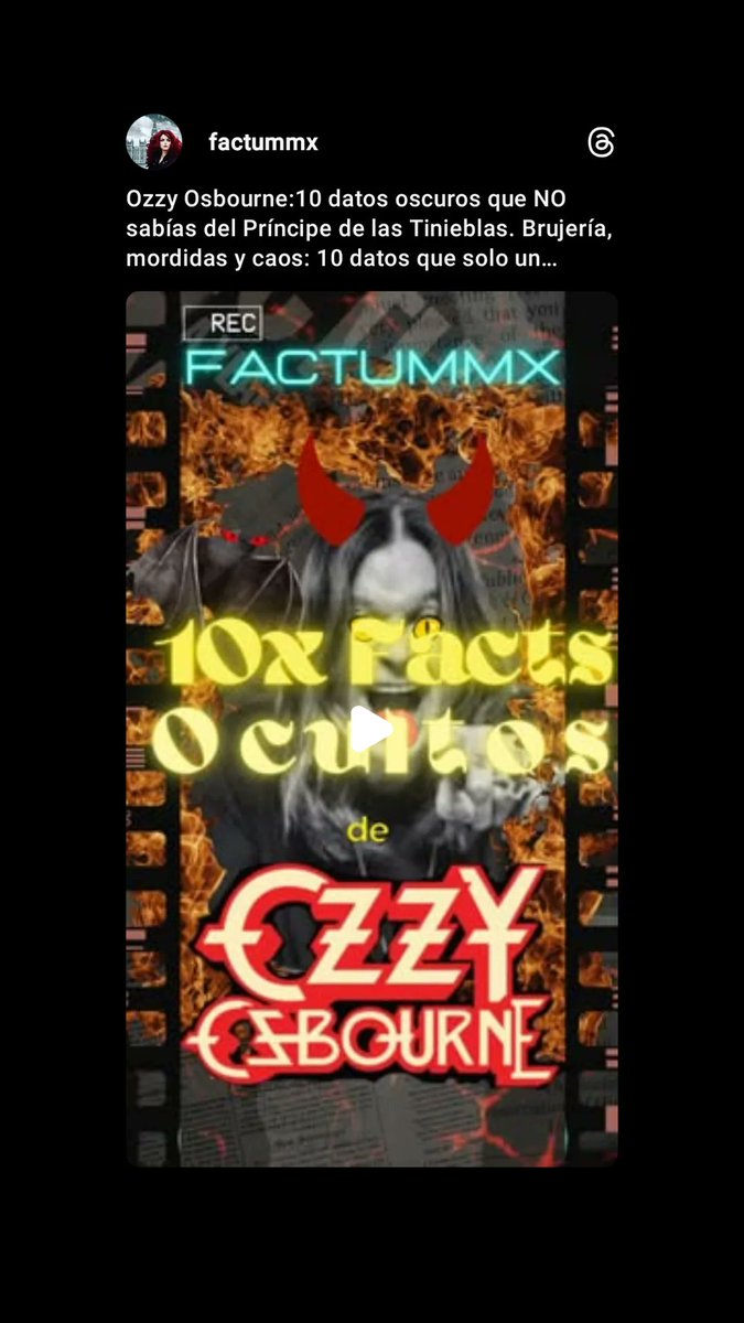 #OzzyOsbourne #10facts #FactumMx #DatosOscuros