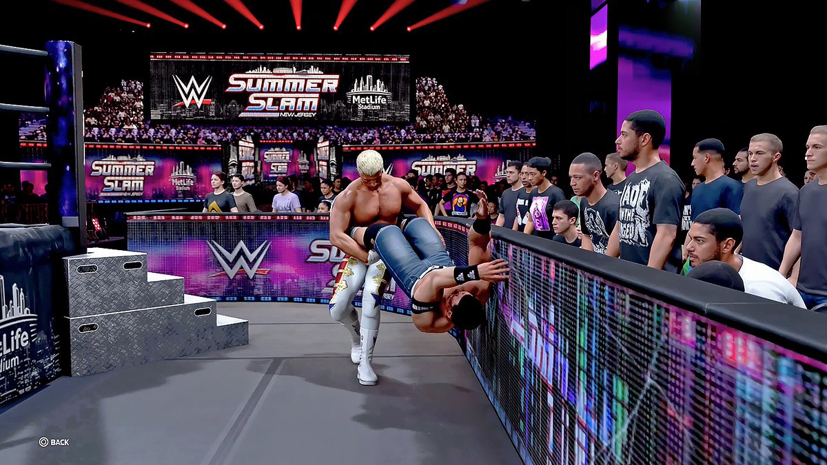 KayfabeConcepts's tweet image. #WWE2K25 Summerslam '25 Concept Arena V2 LIVE.
Tags #KAYFABECONCEPTS #Summerslam25 on PS5
Cinematic Cena/Rhodes drops tomorrow @KayfabeConcepts π«‘π€ͺ