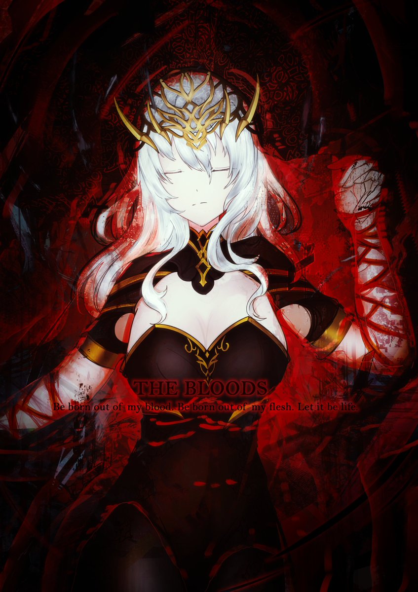 tfnfe_sach's tweet image. &quot;the Bloods : Be born out of my blood. Be born out of my flesh. Let it be life&quot;                

cm by @TheSenate79
thank you for commissions!^^)/ 
#commissions #commissionsopen #illustration #fanart #OC