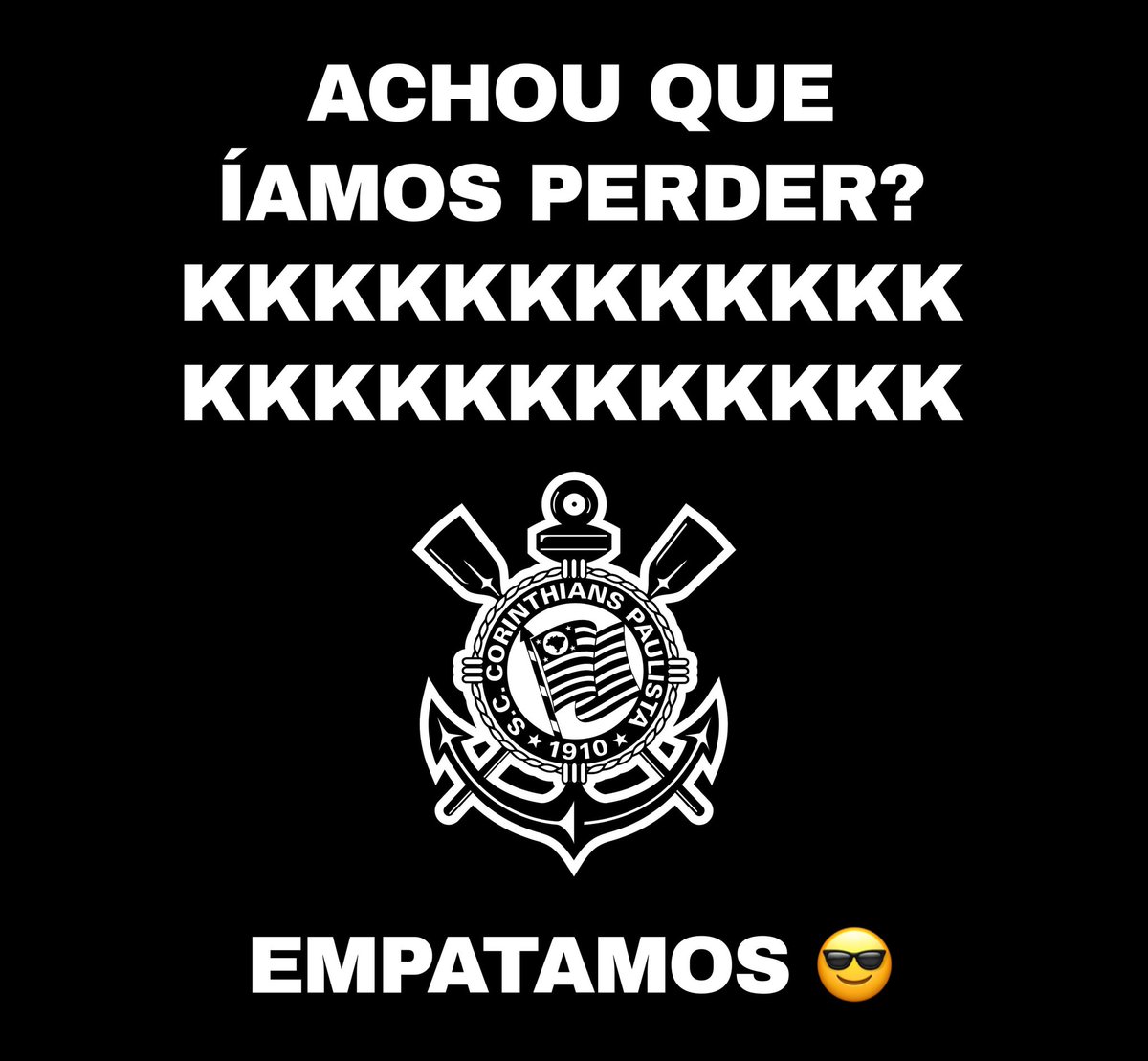 elyelsccp's tweet image. Fim de jogo.

0x0