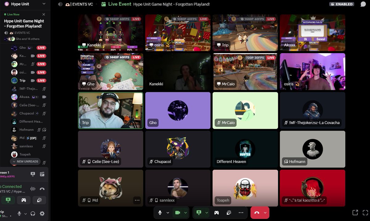 HypeUnit's tweet image. TODAY WE GAMED... 🎮⚡️
Our @ForgotPlayland Game Night w/ the Hype Community was a hit! Thanks to all of the gamers & content creators for joining us, enjoy your @avax prizes!
Are you ready to #BringTheHype with us? 🤔