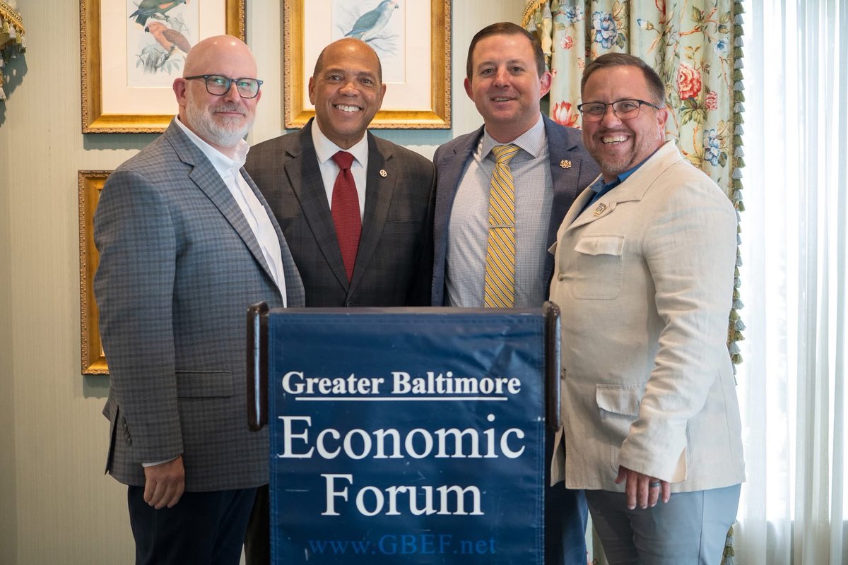 SenBillFerg's tweet image. Yesterday, I joined the Greater Baltimore Economic Forum for a timely conversation on the path ahead for Maryland’s economy. We explored key initiatives in workforce development, procurement reform, energy affordability, and targeted investments in innovation. Since 1987, the…