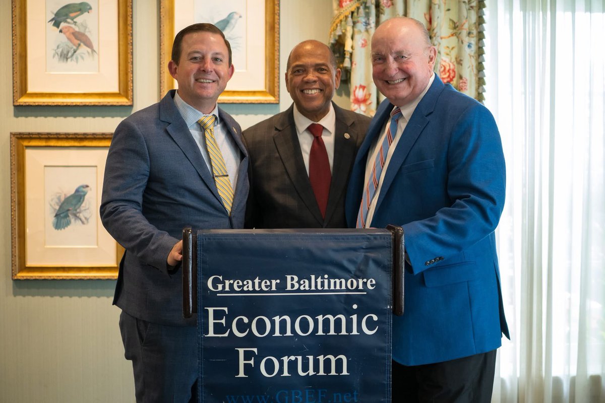 SenBillFerg's tweet image. Yesterday, I joined the Greater Baltimore Economic Forum for a timely conversation on the path ahead for Maryland’s economy. We explored key initiatives in workforce development, procurement reform, energy affordability, and targeted investments in innovation. Since 1987, the…