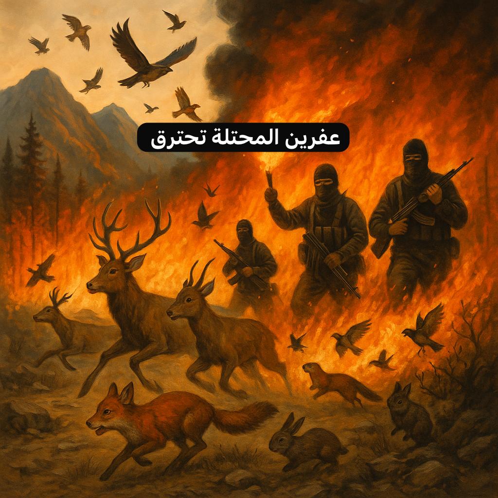 tima_kurdistan's tweet image. #عفرين_المحتلة_تحترق
الحرائق في جبال عفرين متعمدة
النظام السوري الجديد و اعوانه
ضد الإنسانية
عفرين الكوردستانية تحترق
بإيدي الإرهاب.
#عفرين #سوريا
#قسد_نبض_الجسد