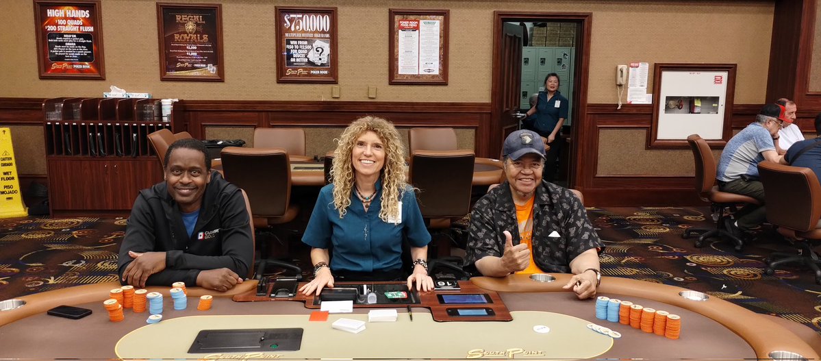 SPPokr's tweet image. Congratulations to Gregory and Michael for being our 2 soul survivors in our $120 Chip Chop Survivor Tournament this afternoon! We had 33 entries with a $3,168 prize pool. @southpointlv #Chip #Chop #Survivor
