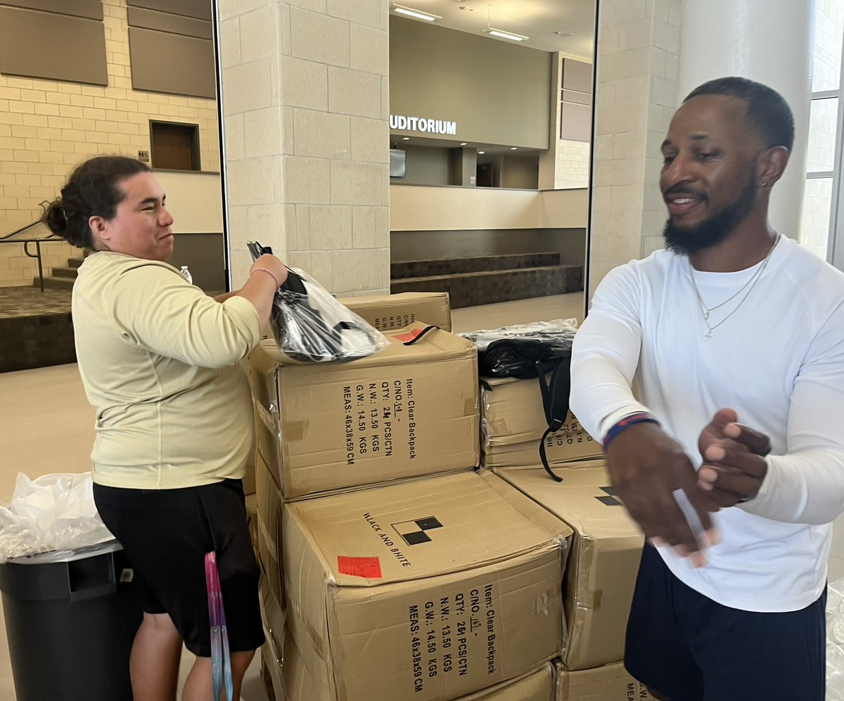 Cy Park Athletics (@cyparkathletics) on Twitter photo Our <a href="/CyParkFootball/">Cy Park Football</a> coaches filled 1,600 backpacks with more than 50,000 back to school items for our <a href="/CypressParkHS/">Cypress Park HS</a> students this afternoon. Now that’s #Goldblooded <a href="/CFISDAthletics/">CFISDAthletics</a> <a href="/CoachLawrenceFB/">Donald Lawrence</a> Our <a href="/CyParkFootball/">Cy Park Football</a> coaches filled 1,600 backpacks with more than 50,000 back to school items for our <a href="/CypressParkHS/">Cypress Park HS</a> students this afternoon. Now that’s #Goldblooded <a href="/CFISDAthletics/">CFISDAthletics</a> <a href="/CoachLawrenceFB/">Donald Lawrence</a>