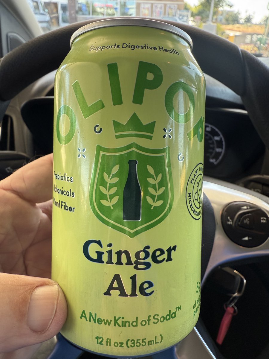 prayerdude's tweet image. Undoubtedly, the very best Ginger Ale I’ve ever had — great, robust ginger flavor — very well done @drinkolipop