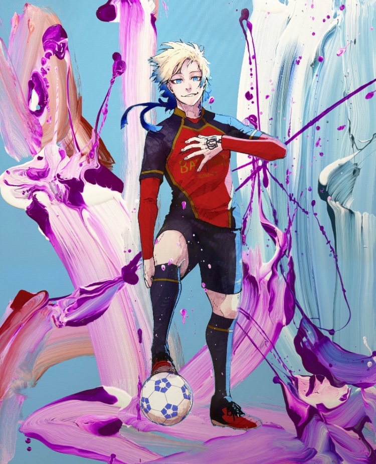 im_MediaArts's tweet image. ⚽SHINJUKU ART WEEK #ブルーロック×伊勢丹⚽
ノ村 優介先生による描き下ろしイラストを公開🧩
背景を手掛けるのはアーティストの山下 良平氏✨
こちらの描き下ろしに加え、これまでの原作イラストを使用したアイテムも多数準備中🏆
商品の詳細は8月6日頃公開予定👀 mistore.jp/shopping/featu…
#エゴい