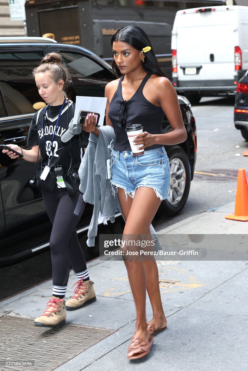 Simone Ashley on set of The Devil Wears Prada 2 👠