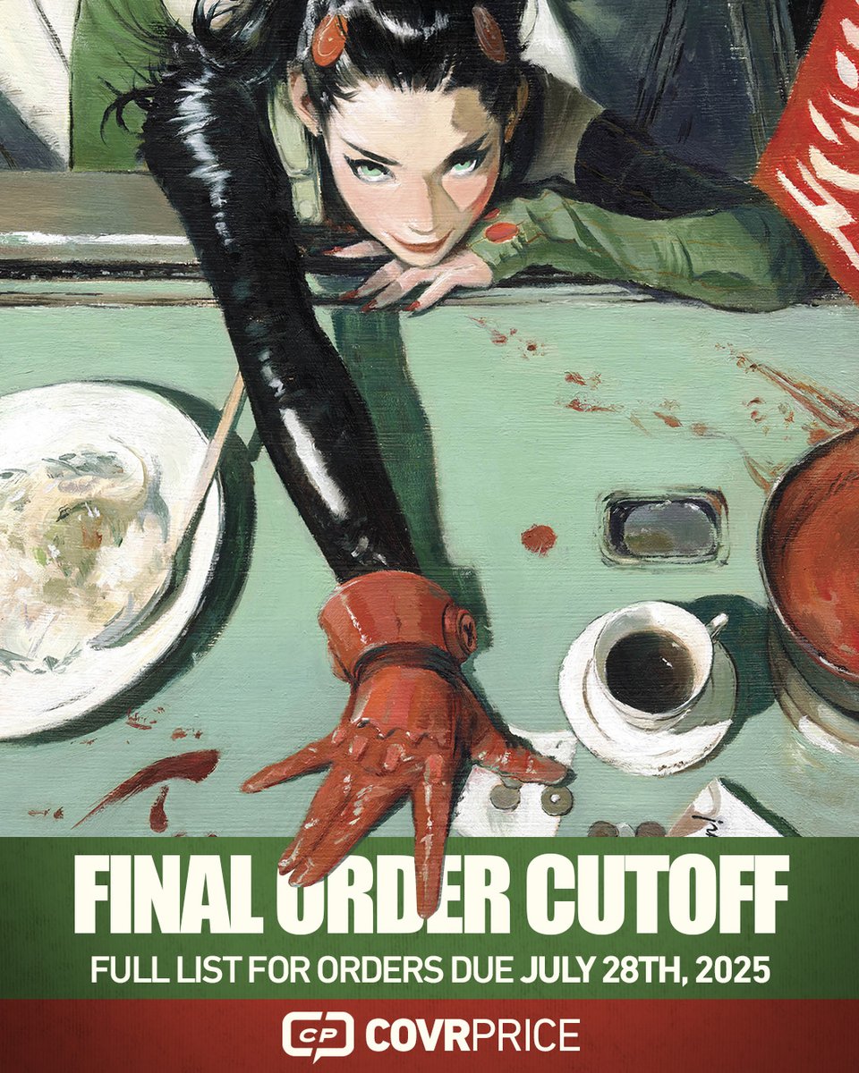 covrprice's tweet image. See our FULL (uncurated) FOC List for next Monday! Updated throughout the week as we get more information from publishers, and watch for our custom picks from @LefterosComics this Sunday! #FOC #Comics
LINK: covrprice.com/descriptor-lis…