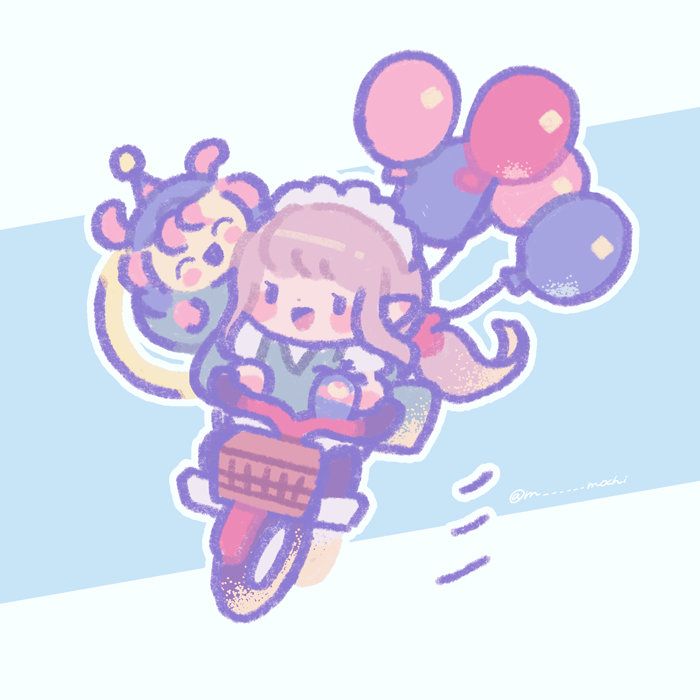 m______mochi's tweet image. 最終回？も楽しみにしてますー！🚲️ﾐ
#えるの絵だよ