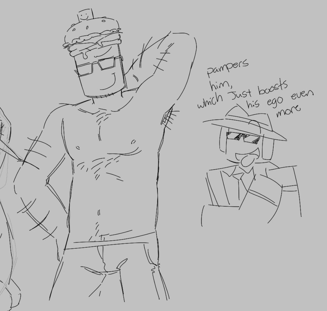 yoitstaru's tweet image. my bitchass au 7n7 whos 6 feet tall and is a complete asshole even in death. i need to finish my official post abt it but...oh hey, gubby! #007n7 #forsaken #chance #7n7chance