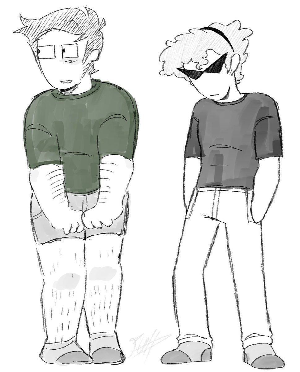 Strawberrypu11's tweet image. May or may not be abundantly obvious I’m taking inspiration from like, literally one of my favorite artistsEVER,, guys the way they draw these two scratches my brain in the best way possible