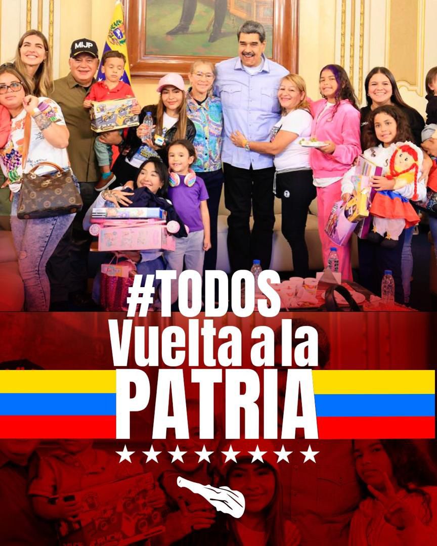 #TodosVueltaALaPatria