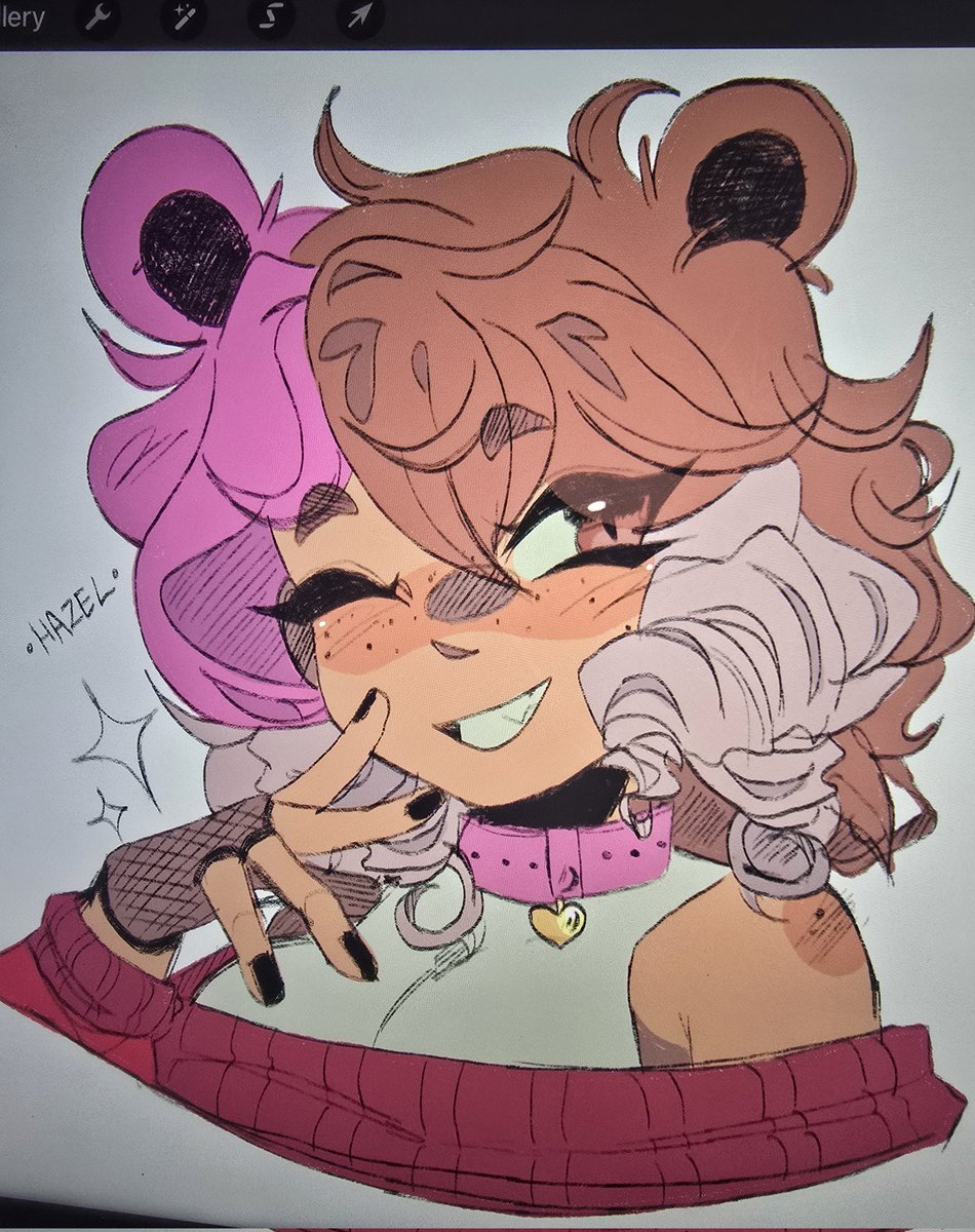shellxish's tweet image. powers still out for me but i doodled up a drawing of my oc!! uhh i hope its smth ( ꩜ ᯅ ꩜;) 