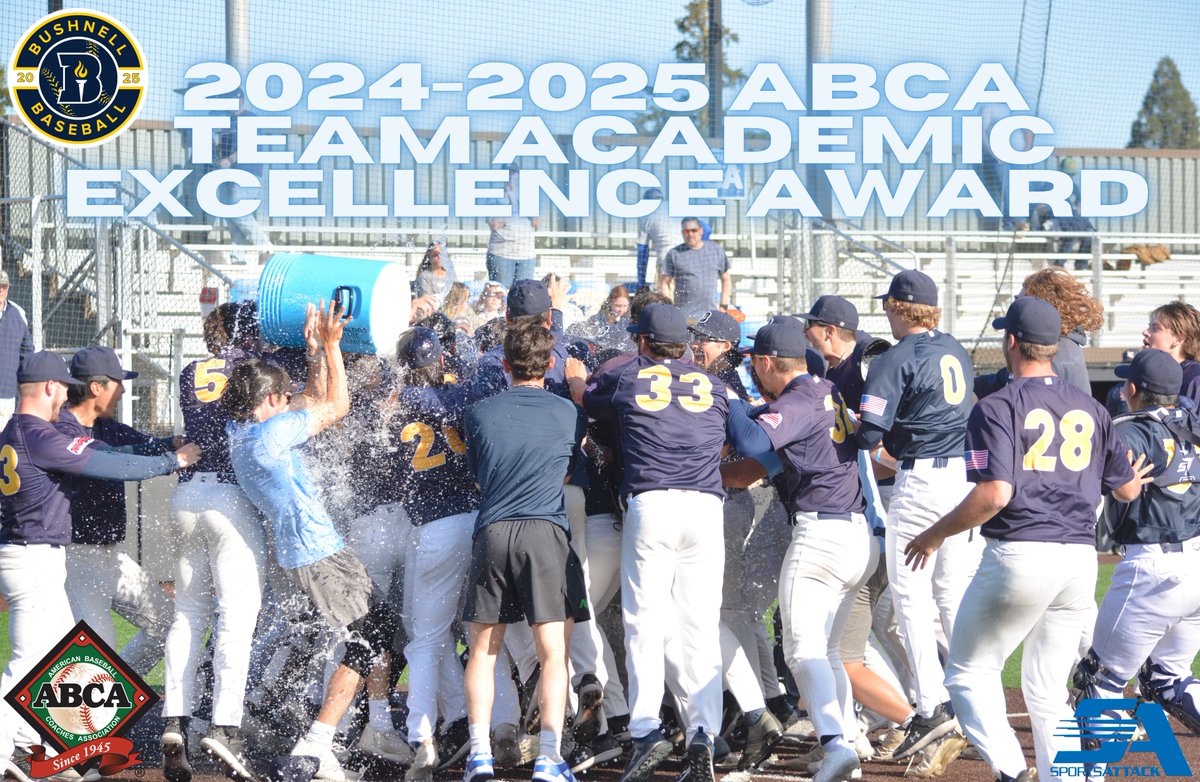 BushnellBB's tweet image. Excited to be announced as a 2024-2025 ABCA Team Academic Excellence Award Winner. Overall team GPA of 3.5 for the year. Incredibly proud of these academic weapons! #TorchIsLit🗽