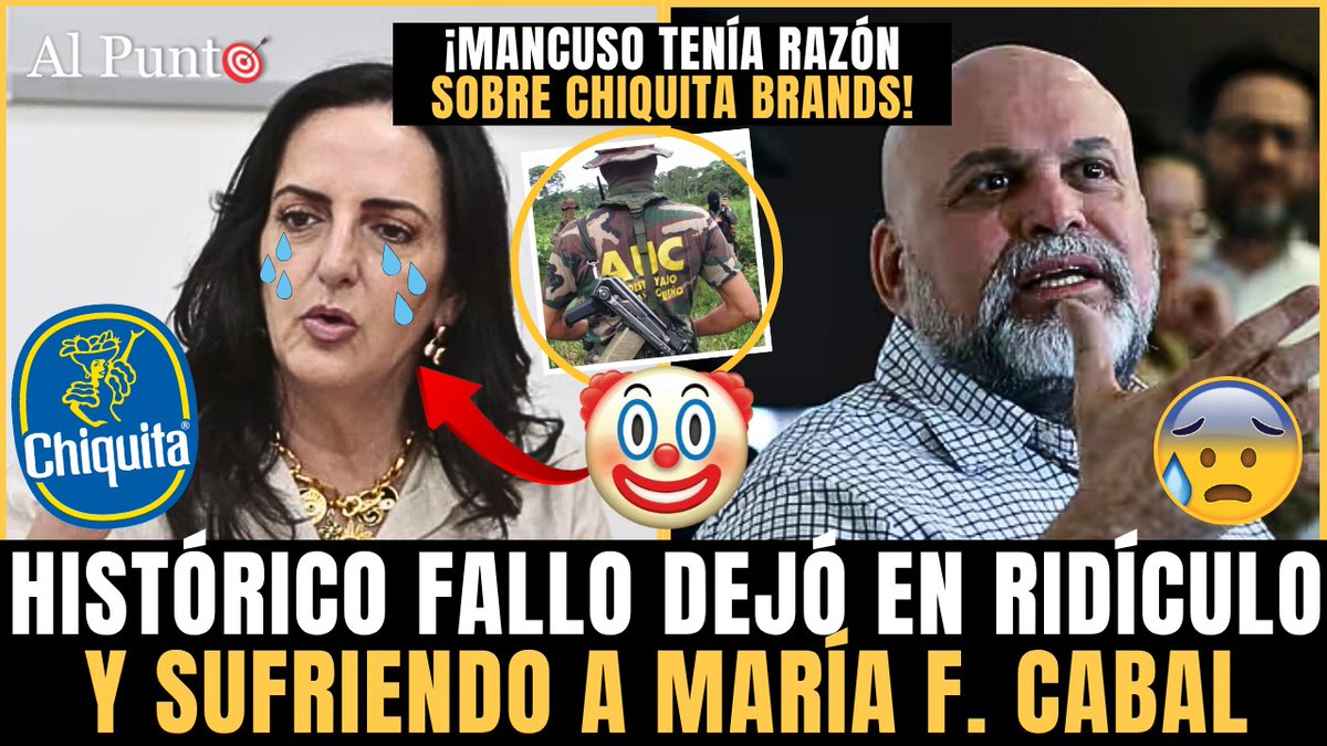 AlPuntoCol's tweet image. 🚨😨 ¡SUFRE Cabal con HISTÓRICO fallo! Empresa que DEFENDÍA FINANCIÓ a las AUC ¡Mancuso TENÍA RAZÓN!
👉 youtu.be/YPlSN-dYxAg