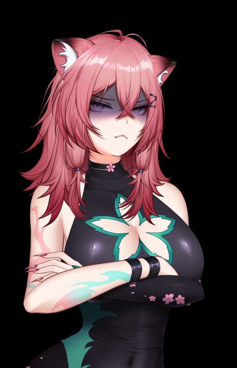 Oimatewteff's tweet image. Well now this is just getting ridiculous...
*un-foxes your vtuber into a cat* πΏ