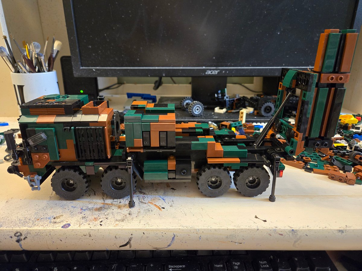 IRIS-T SLM almost done! I ran out of parts to finish the missile containers 😭