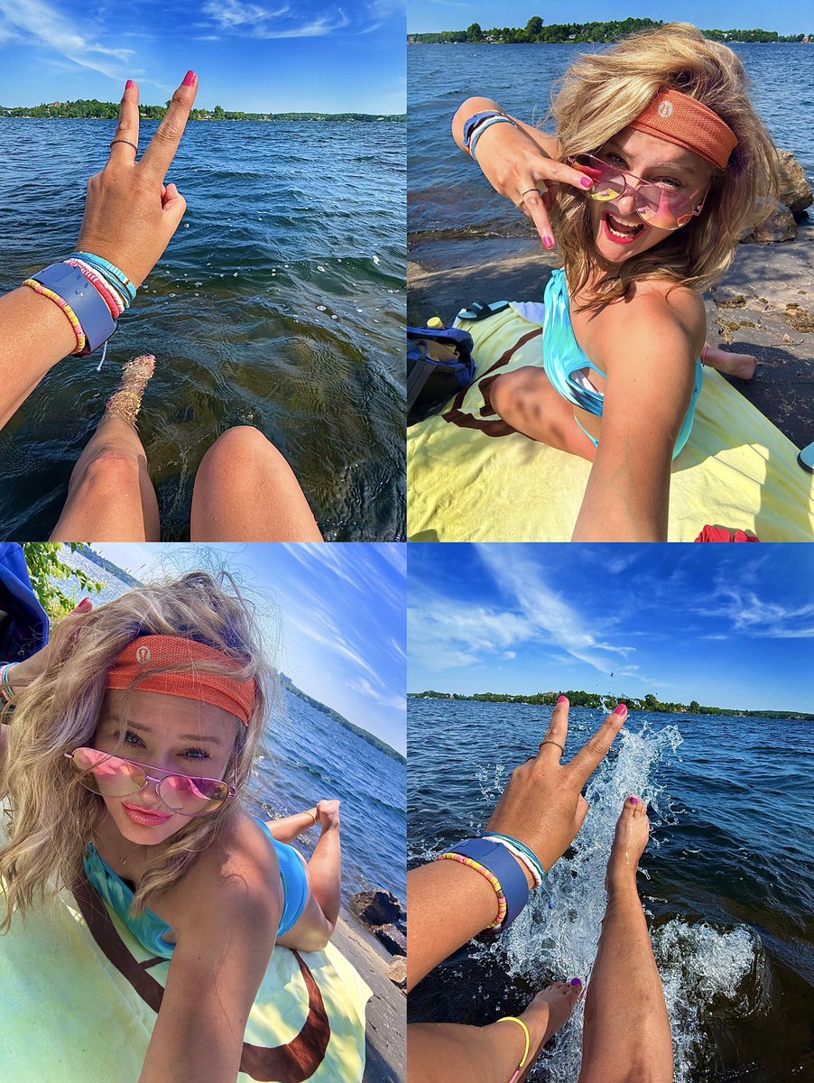 HeyItsMeMissJT's tweet photo. Hippie girl at the beach. Dangerously close to being fashionably late. #ImAVibe #BeachDay #SummerSaga #LakeItOrLeaveIt #MakeASplash #July #RamseyLake #SunshineStateOfMind ✌️🌊☮️☀️🧡🌴🐚 https://t.co/8ulU8zQNIB