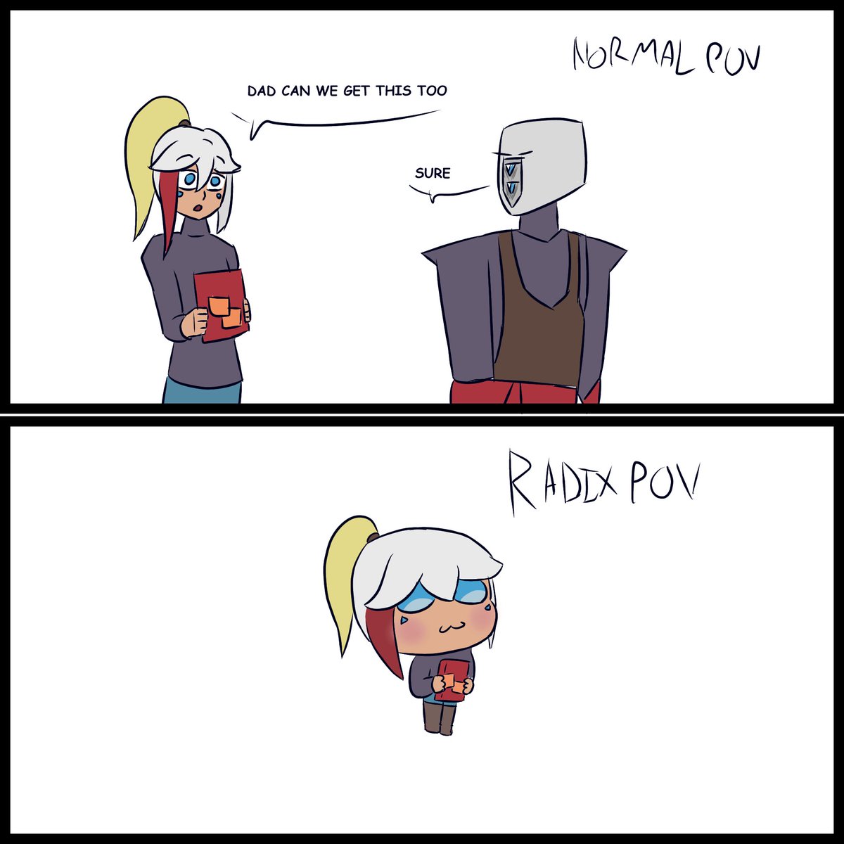 Maxsidian's tweet image. dad vision