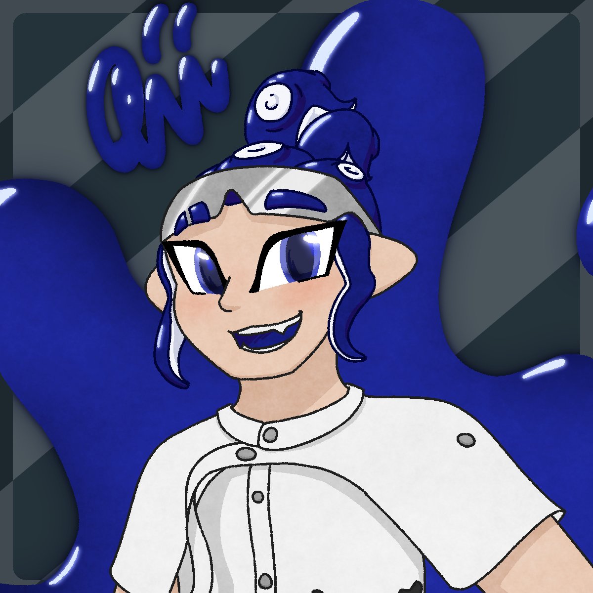 QuertE07's tweet image. Attack #7!
@kikis_dream's octoling OC, Mushie! They attacked me with my inkling so I decided why not trade cephalopods?