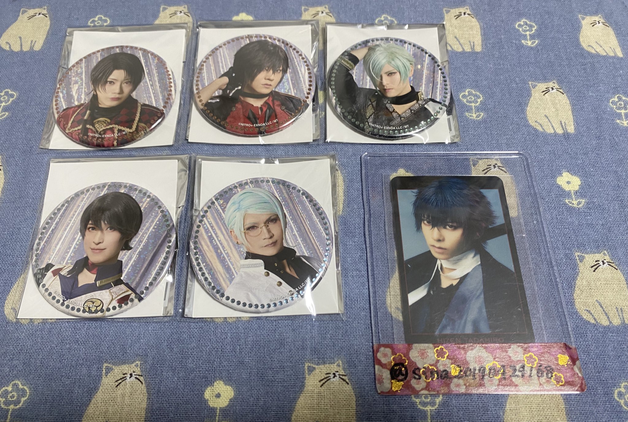刀ミュ 目出度歌誉花舞 十周年祝賀祭　缶バッジ　肥前忠広×5 刀ミュ 肥前忠広 缶バッジ 目出度歌誉花舞 十周年祝賀祭 - メルカリ