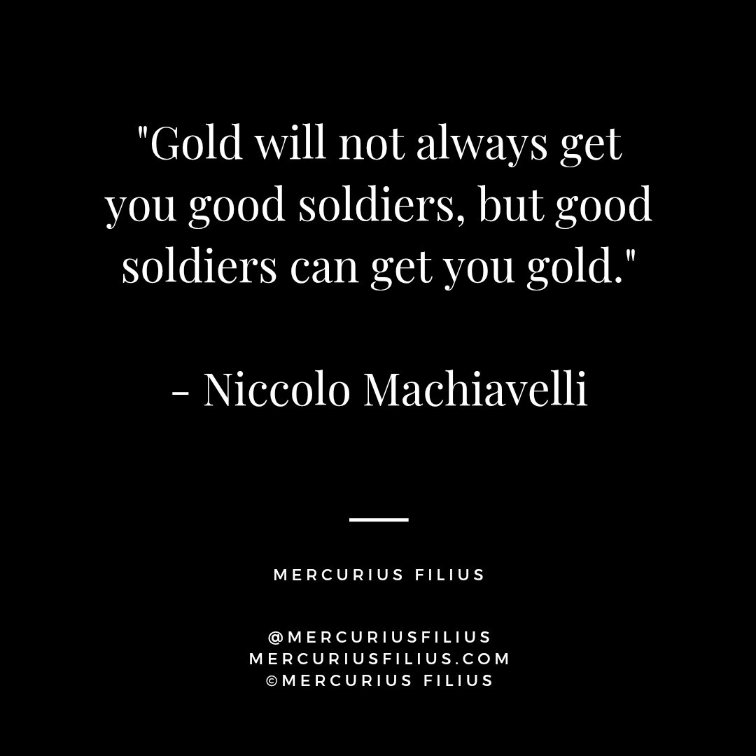 MercuriusFilius's tweet image. Having the right people involved can help you achieve better results
Quote: Niccolo Machiavelli