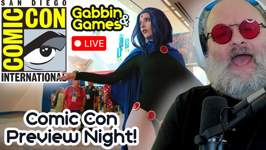 davidscottjaffe's tweet image. youtube.com/live/2mplVI1dM…
Hey all! Watching SAN DIEGO COMIC CON preview night from the show floor! We are not there tonight but we are watching other video feeds! Members and Mods of all tiers are welcome to join!