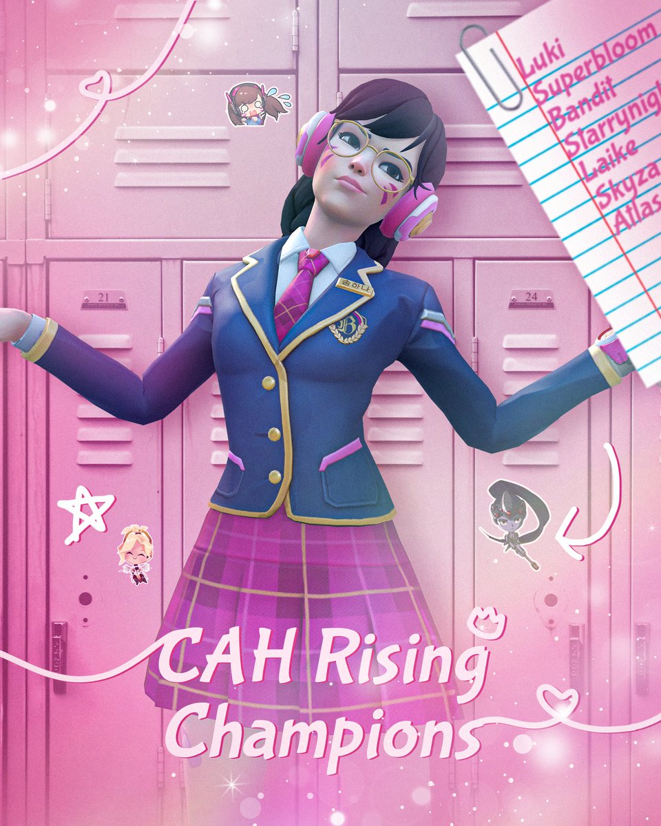 DreamlightOW's tweet image. Studying pays off 🏆

Dreamlight Academy are your Calling All Heroes Rising champions!

🥇Luki
🥇@SUPERBLOOM6009 
🥇@GFBanditOW
🥇@StarryNightOW
🥇@ohlaike
🥇@skyza_ow
🥇@honkbinkbonk

#LightTheNight💫 | #CallingAllHeroes