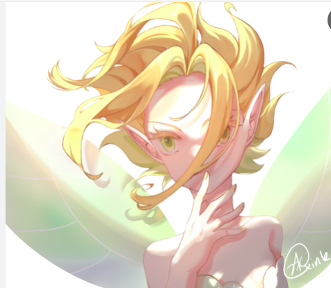 Her lips quivered due to the aftermath 
of the heart breaking cry she 
expressed.

"K... Konoe, I'll call you that. My Yuno
 called me Bell, I'm a wind spirit.

 I... I think I lack energy."

Her tiny legs feel wiggly. Perhaps 
feeding her may not be a bad idea.