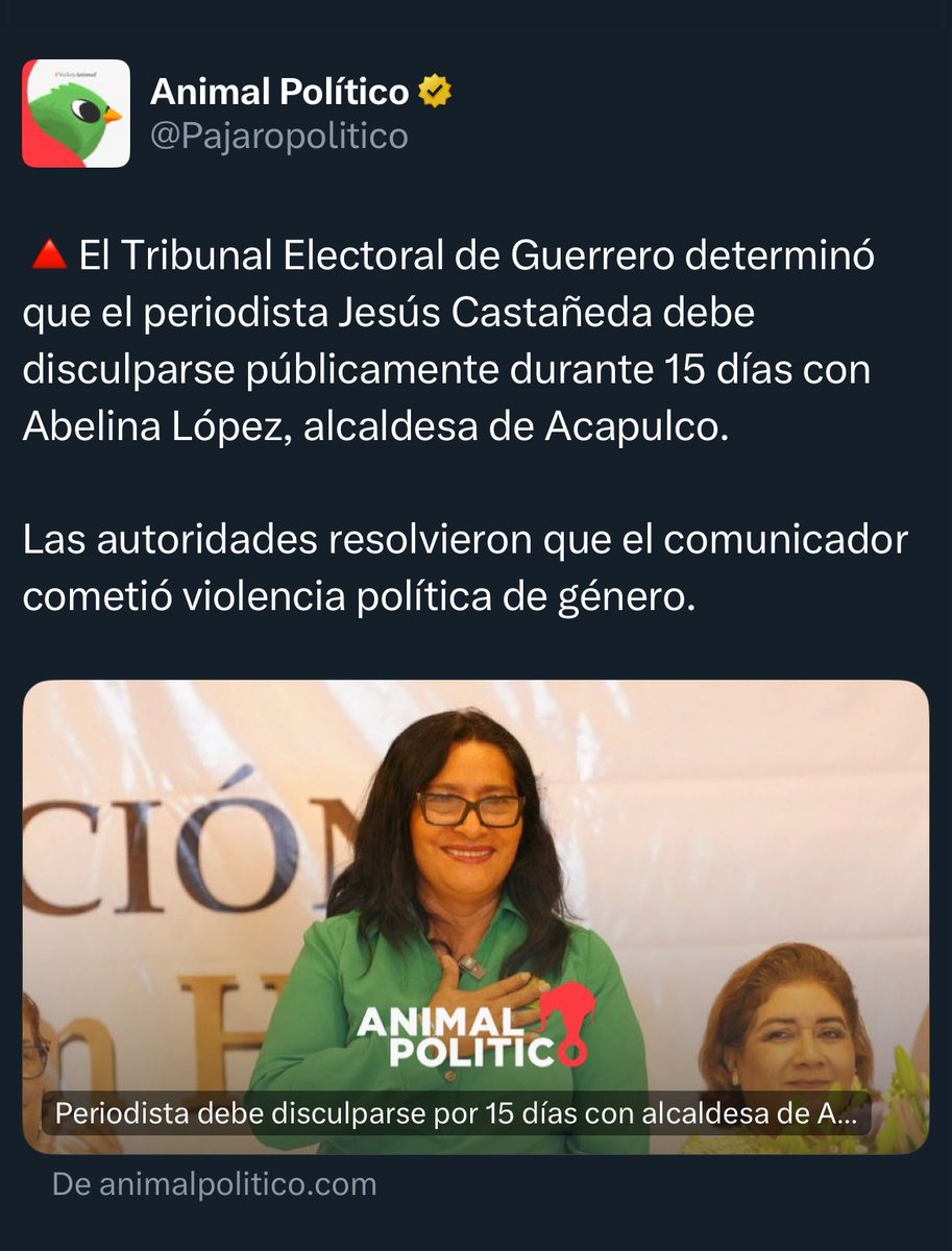 Noroña humilla ciudadanos.
La ley censura en Puebla.
Layda criminaliza periodistas.
El caso Dato Protegido.
La persecución contra Héctor de Mauleón…

Y ahora, Avelina se venga de un comunicador por señalar sus corruptelas.

¡Maldita sea la hora en que llegó la “transformación”!