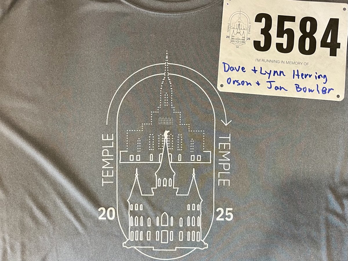 mwbowler's tweet image. It’s on! I hope I see all my #LDX friends on Pioneer Day morning at the #templetotemple5k