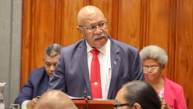 LiceMovono's tweet photo. “The funding, the attitude of the rest of the world to our plight is now elevated, in fact, to the highest level, at the International Court of Justice.”

Fiji Prime Minister @slrabuka welcomes the ICJ’s climate ruling, calling it a recognition of obligation of carbon-emitting countries “to look after those without power, like us.”

“It’s not really a judgment people must obey, but it is an indication that the world is listening.”

#Fiji #ICJ #ClimateJustice #PacificVoices #ClimateCrisis #PMRabuka
