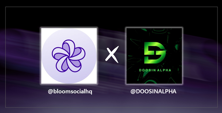 DOOSINALPHA's tweet image. We are excited to announce our partnership with @bloomsocialhq 

Mint Info
Chain : ETH
Supply : 1,000
Mint Price : Free Mint