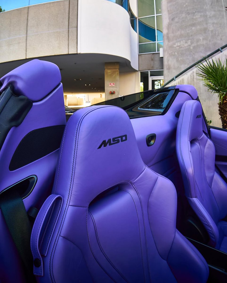 duPontREGISTRY's tweet image. 2022 McLaren 765LT Spider | Asking Price: $584,999
This menacing 765LT is presented in a combination of Black over an MSO Purple Interior, all complimented by Custom HRE Wheels