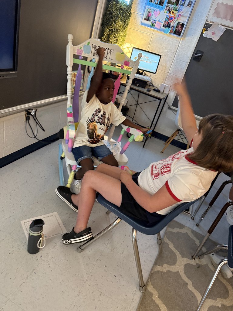 NAUES2024's tweet photo. ✂️🪨📄 Ms. Pope’s 5th graders played Rock, Paper, Scissors while learning fractions! They recorded battle results to practice math in a fun, hands-on way.

👀 Mr. Badillo &amp; Mrs. Boyd, your 5th graders  are  ready — the challenge is on! 🔥

#NAUESDolphins #MathBattle https://t.co/fSt2FECsqa