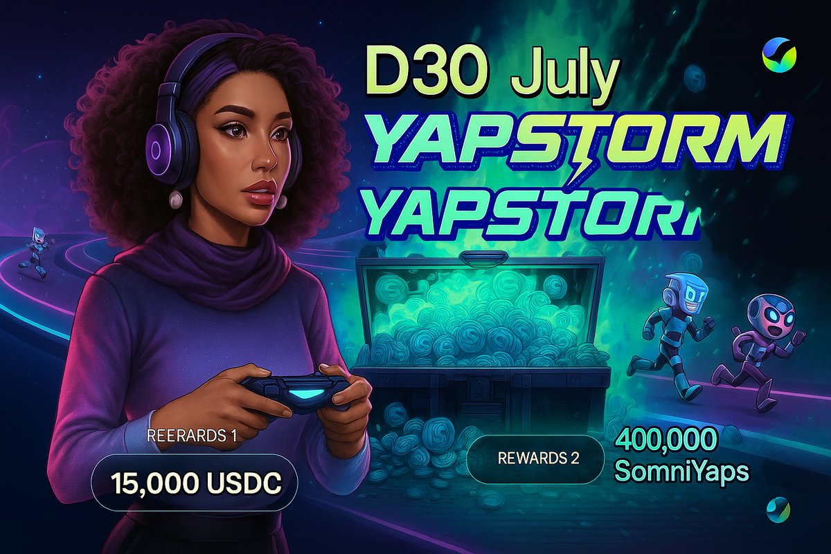 unique_yeesha's tweet image. gSomnia
SomniYaps are officially part of the monthly 30D rewards for the first time ever.
That’s 15,000 USDC plus 400,000 SomniYaps up for grabs.
If you haven’t gotten your hands on any Yaps yet, seriously…
This might be the moment your name climbs the leaderboard.
Jump…