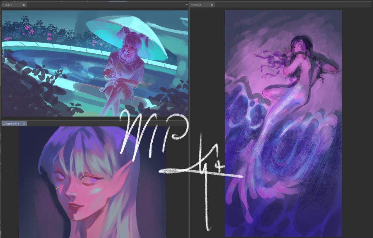 DAWNlingchen's tweet image. Wips (commish/original) #vgen #vgencomm