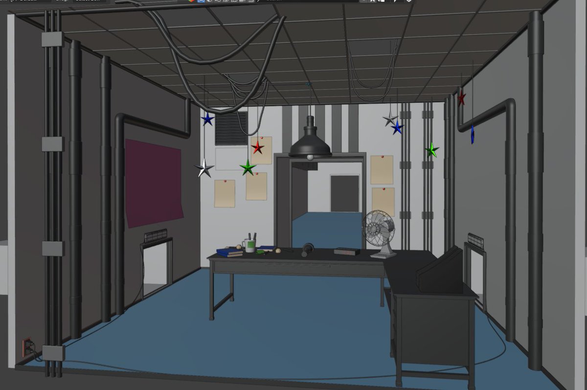 blazemcmob's tweet image. #fnaf making good progress
keep in mind that everything except the obvious is solid colors, barely anything is textured