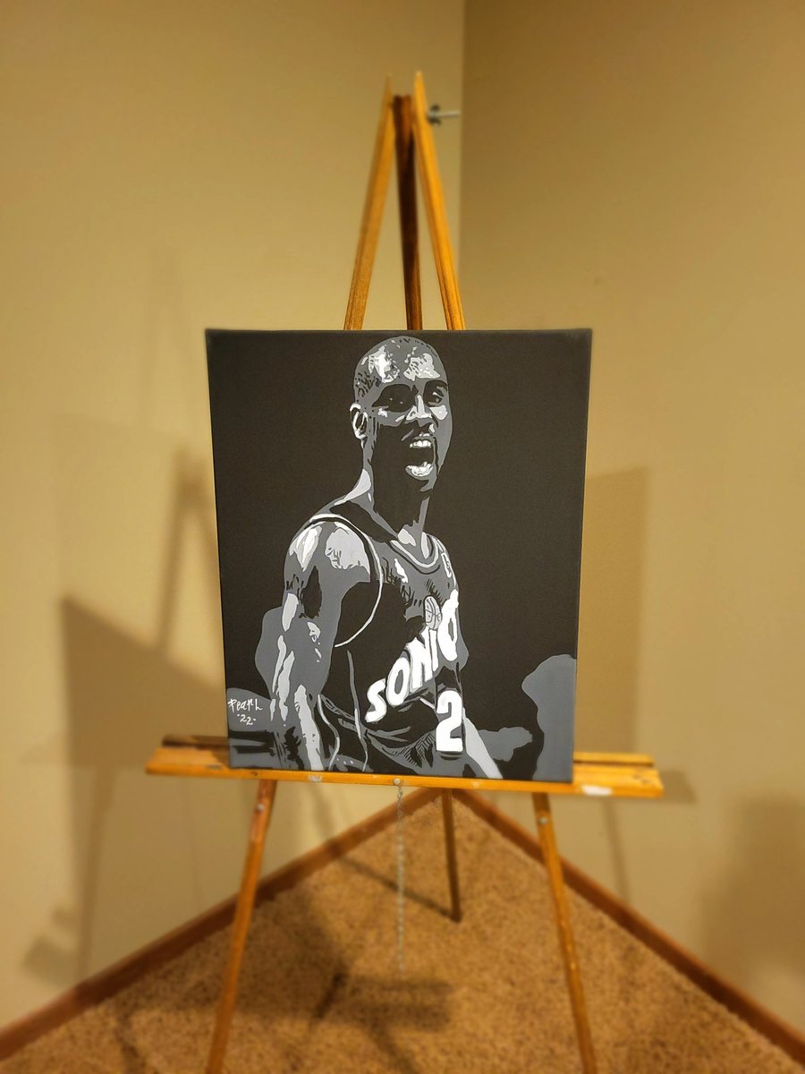 oyster_art's tweet image. Gary Payton
"The Glove"
#SeattleSupersonics
Born this date 1968
16x20 acrylic canvas #painting #art @NBA This piece is #available