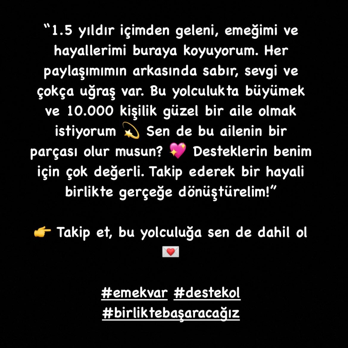 Kubraedts's tweet photo. İnstagram;Kubusedts 
#destekol #emekvar #birliktebaşaracağız https://t.co/cigO6wQoKH