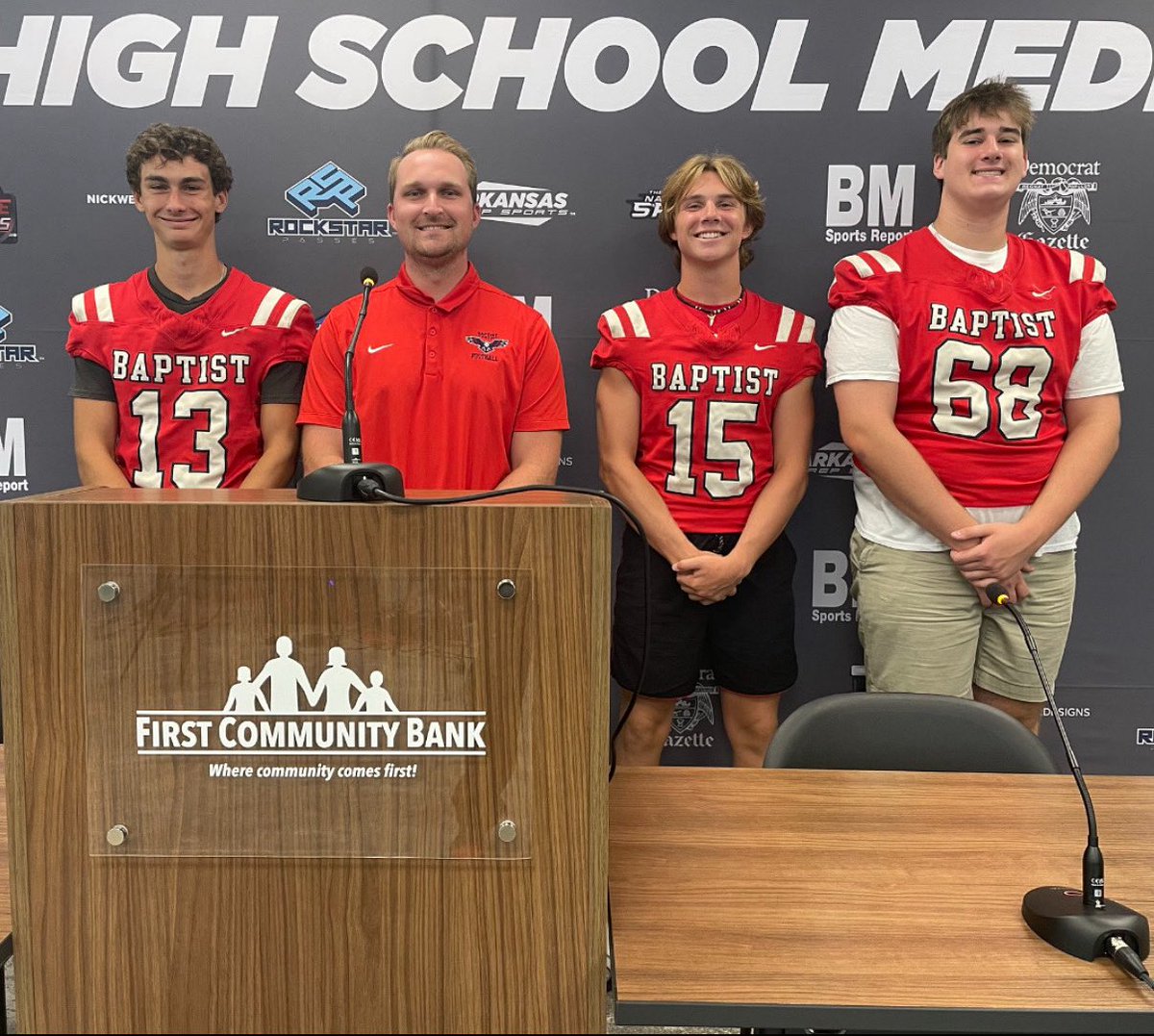 Big Miller Media Day didn’t disappoint! 🦅 

We rolled in with SRs Nathan Self &amp; Jacob Dunn + JR Aaron Fielder — 3 young men who represent everything right about BP Football. Got to talk about up the 2025 squad &amp; brag on the leadership of the players that’s driving us forward.