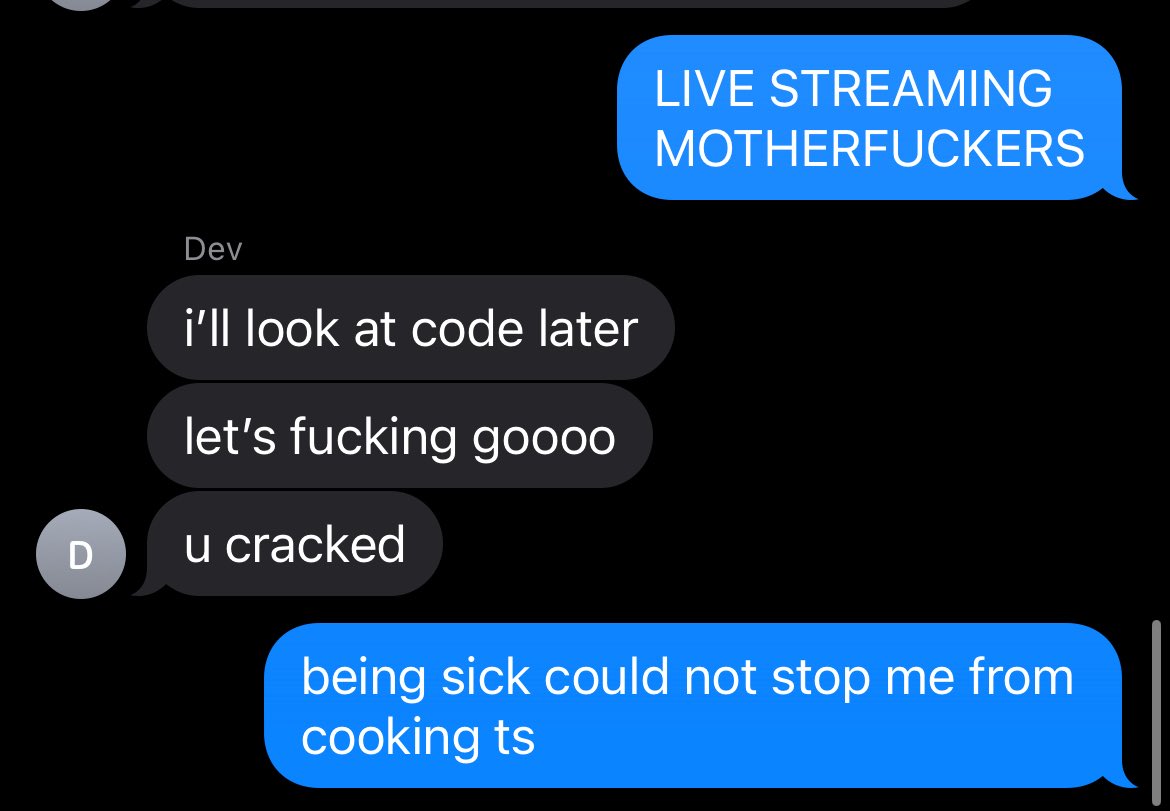 divandcode's tweet image. Terrible terrible cold btw, still cooked