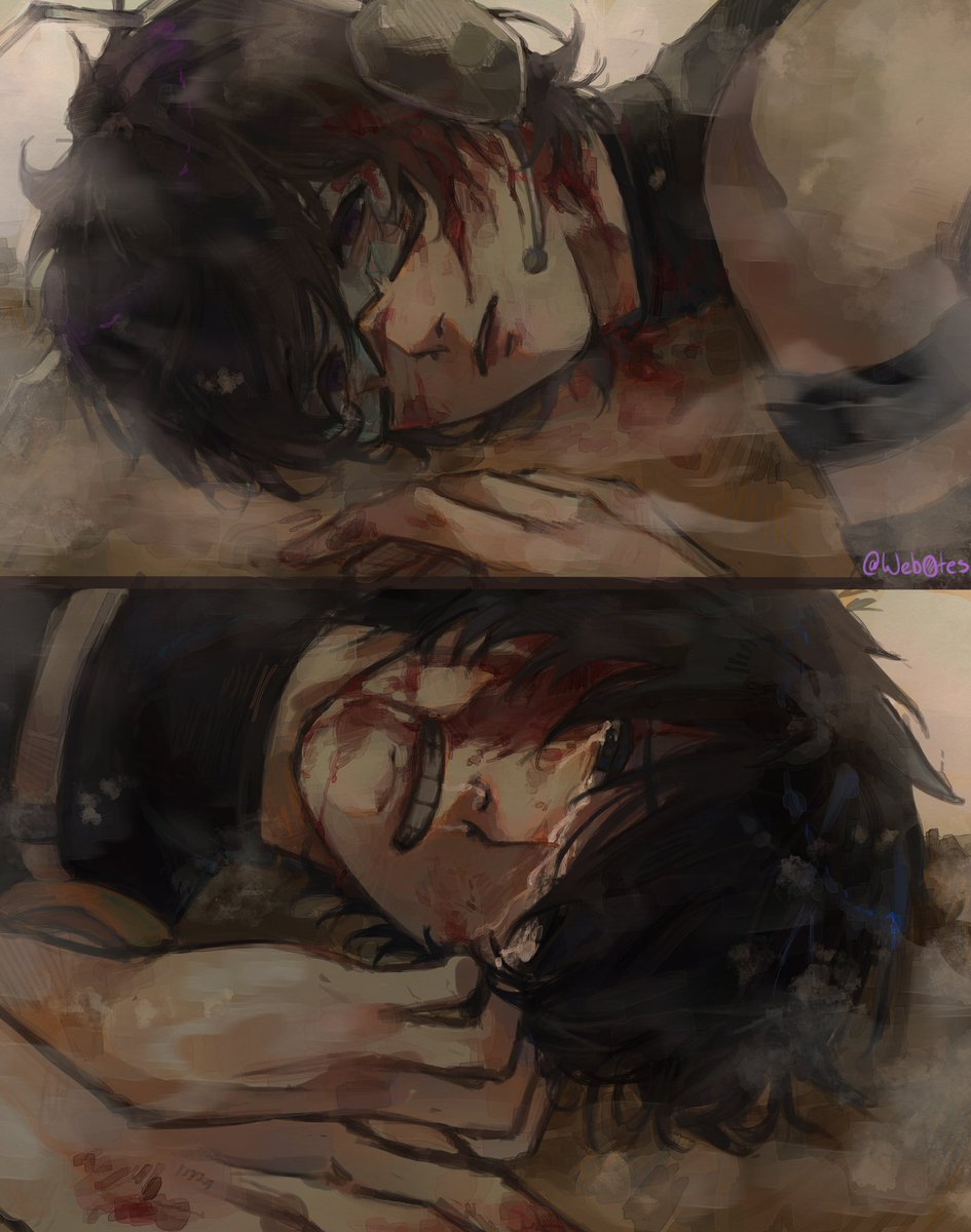 Ketchup_lim's tweet image. Finalmente te convertiste en el héroe de tu héroe, pero a qué costo 🥀
🎨 W3B0TES (FB)
#bnha #serohanta #selfshiptwt #yumetwt #angst #Boku_no_Hero_Academia