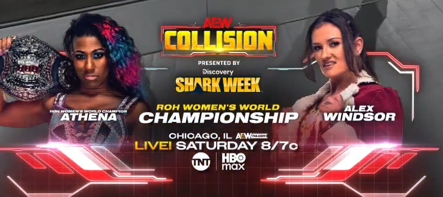 OFFICIAL

Alex Windsor will challenge Athena for the ROH Women's Championship on AEW Collision this Saturday