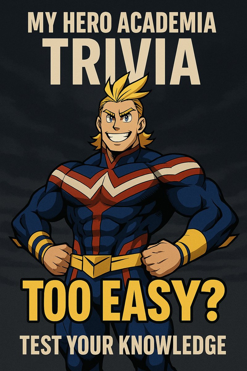 devmatt954's tweet image. What is the real name of the villain known as 'Hero Killer: Stain'?
Which blood type causes the shortest paralysis duration when affected by Stain's quirk 'Bloodcurdle'?
Think you know the answers? Test your knowledge here!
bit.ly/3EhXx1j
#anime #mha