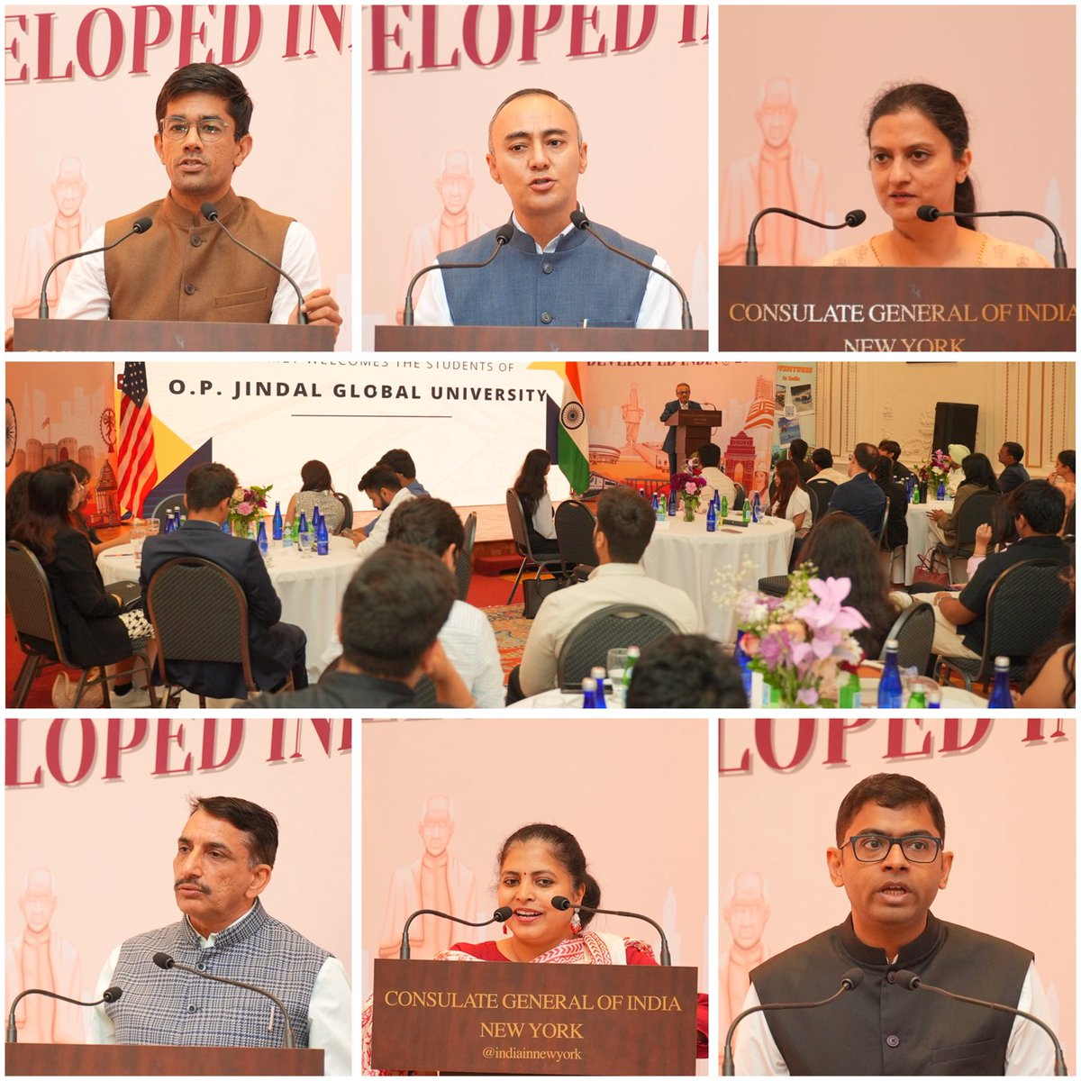 <a href="/IndiainNewYork/">India in New York</a> hosted law and business students from O.P. Jindal Global University <a href="/JindalGlobalUNI/">JGU</a> , currently at <a href="/Columbia/">Columbia University</a> University and <a href="/PaceUniversity/">Pace University</a> under a study abroad program. The students were given briefings on various functions of the Consulate &amp; they in turn shared